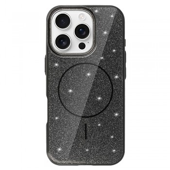 Zadní kryt Magsafe Slim Shiny pro iPhone 16 Pro black