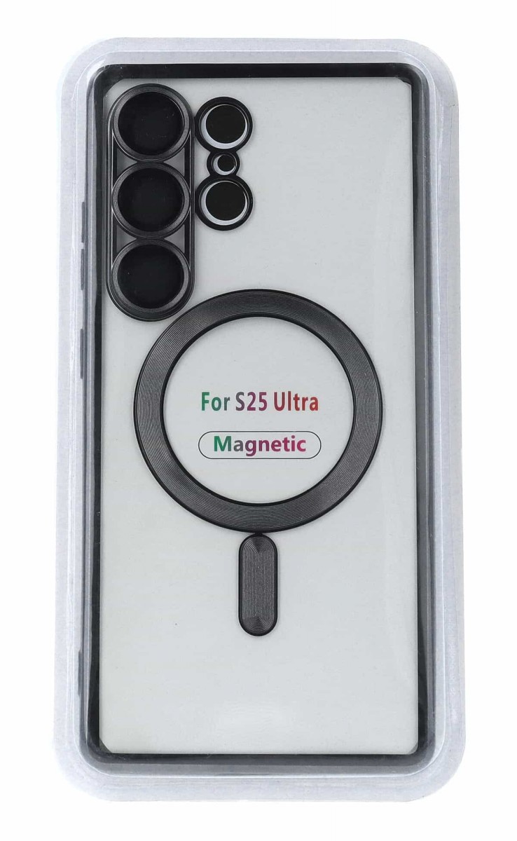 Levně Zadní kryt Metallic Magsafe pro Samsung Galaxy S25 Ultra Black