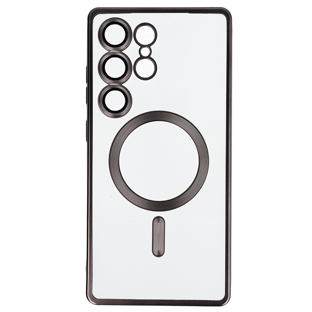 Zadní kryt Metallic Magsafe pro Samsung Galaxy S25 Ultra Titanium