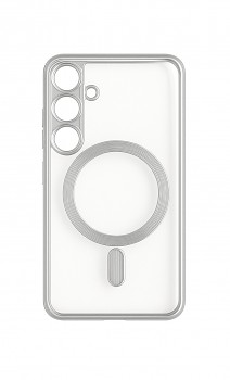 Zadní kryt Metallic Magsafe pro Samsung Galaxy S25 Silver