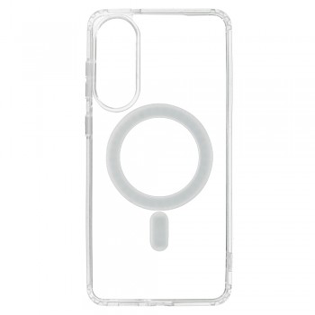 Zadní kryt Acrylic Magsafe pro Samsung Galaxy S25 Edge transparent