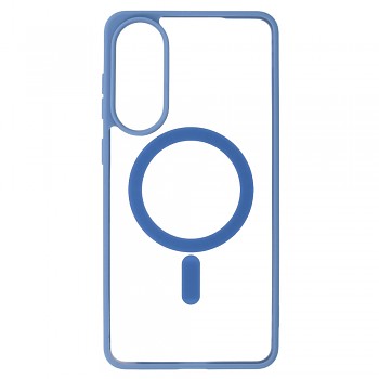 Zadní kryt Acrylic Color Magsafe pro Samsung Galaxy S25 Edge light blue