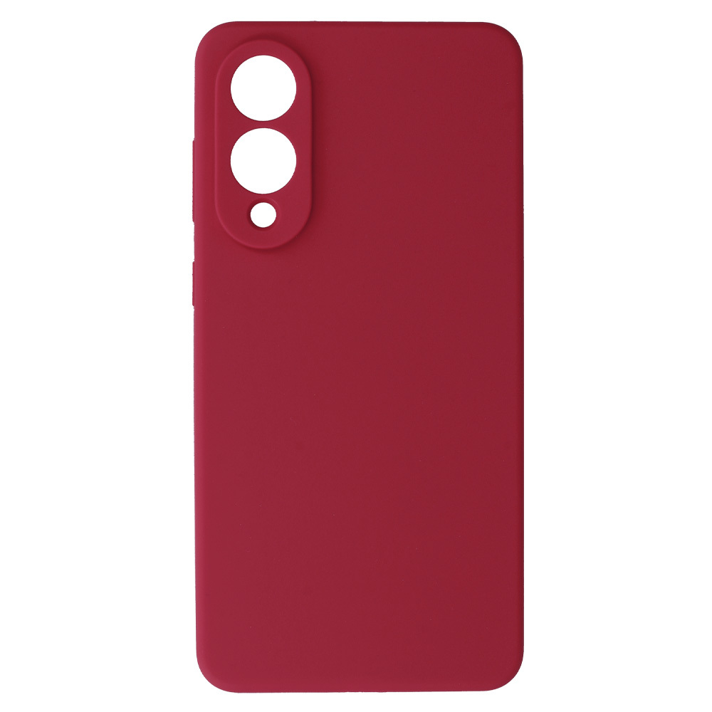 Zadní kryt Silicone Lite pro Samsung Galaxy S25 Edge burgundy
