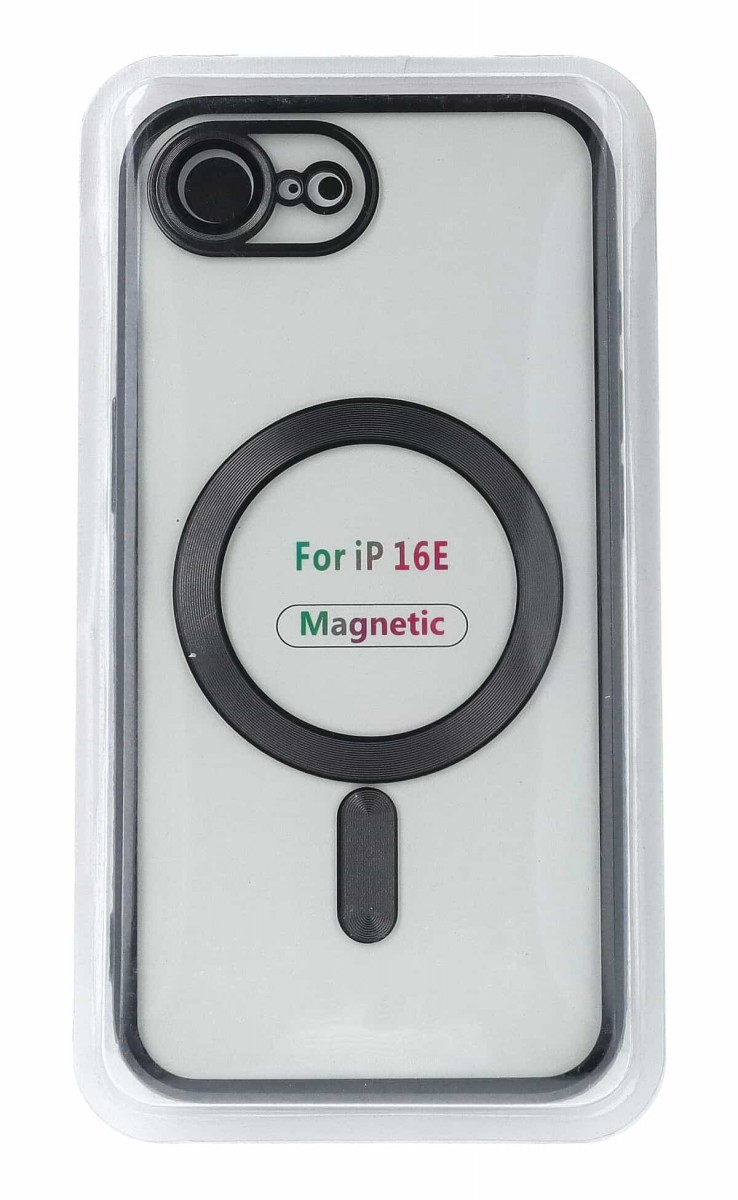 Zadní kryt Metallic Magsafe pro iPhone 16e Black