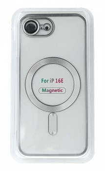 Zadní kryt Metallic Magsafe pro iPhone 16e Silver