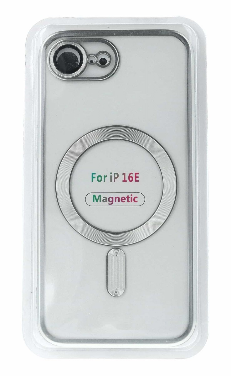 Zadní kryt Metallic Magsafe pro iPhone 16e Silver
