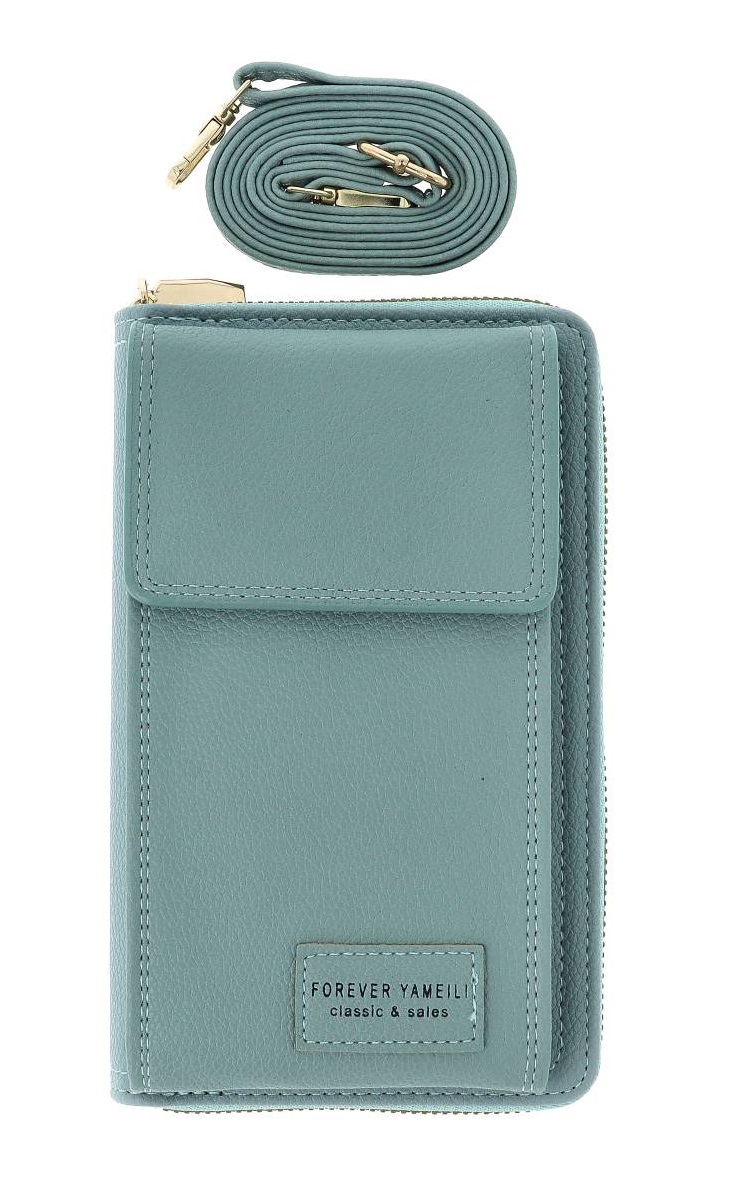 Kabelka TopQ Yameili na mobil s popruhem zelená 129257