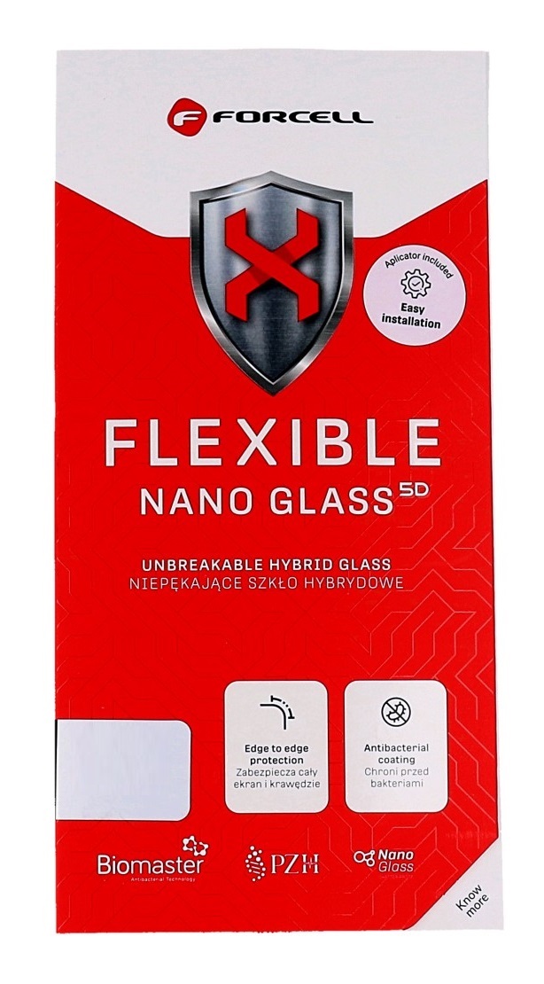 Tvrzené sklo Forcell Flexible na Samsung A14 5D černé