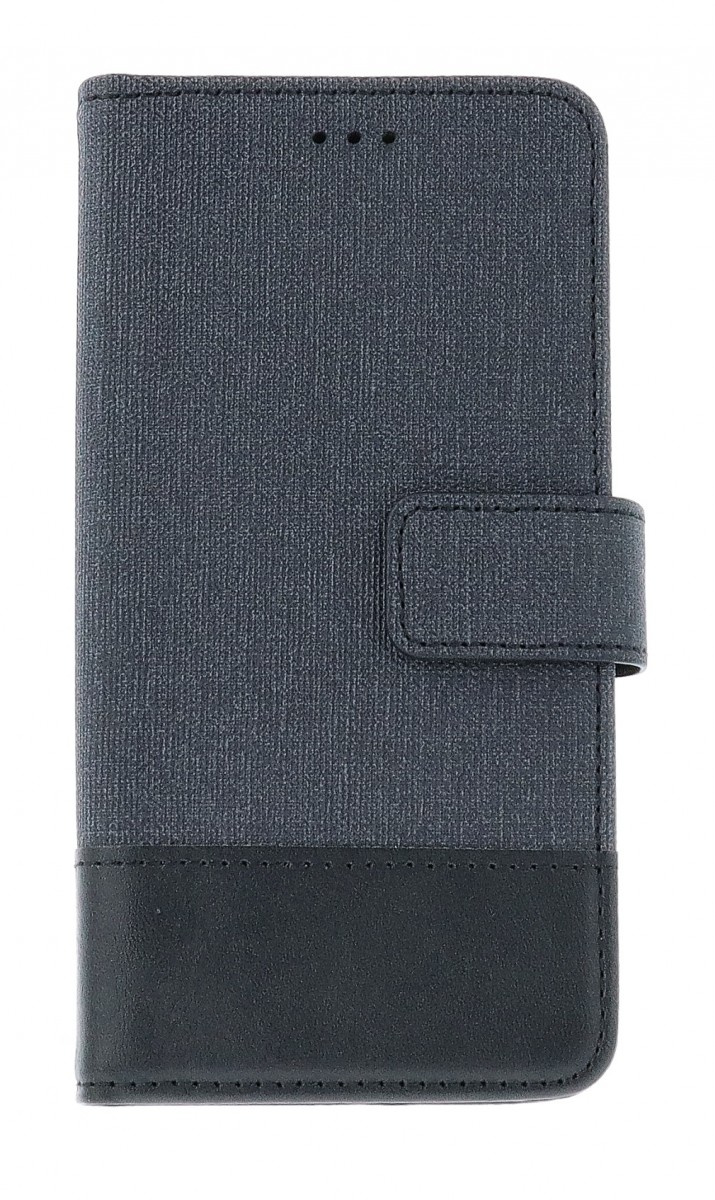 Knížkové pouzdro GOMMA na iPhone 16e černé