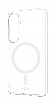 Zadní kryt FIXED MagShell s podporou MagSafe pro Samsung Galaxy S26, čirý