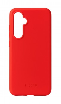 Zadní pogumovaný kryt FIXED Story pro Samsung Galaxy A55 5G, červený