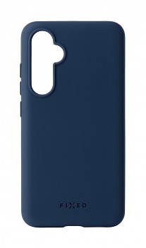 Zadní pogumovaný kryt FIXED Story pro Samsung Galaxy A55 5G, modrý