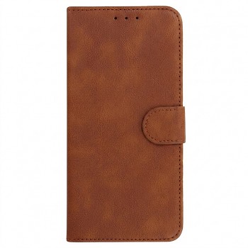 Univerzální knížkové pouzdro COMMON (SIZE XL) pro Samsung A12/A13 4G/A34 5G/A02S/Xiaomi Redmi 12 4G/12C/Note 12 4G/12 Pro 5G/Oppo A53S/A72/A92 brown