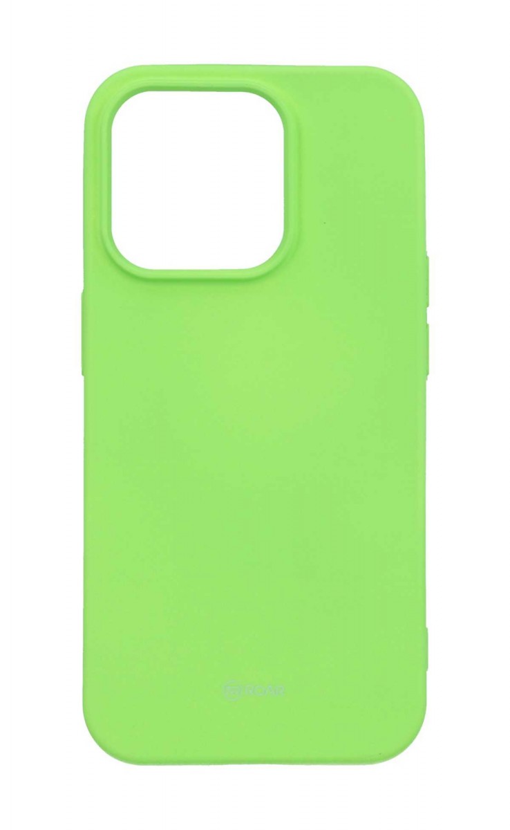 Levně Kryt Roar iPhone 15 Pro limetkový 109598 (pouzdro neboli obal na mobil iPhone 15 Pro)