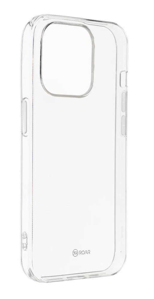 Zadní kryt Roar na iPhone 15 Pro průhledný