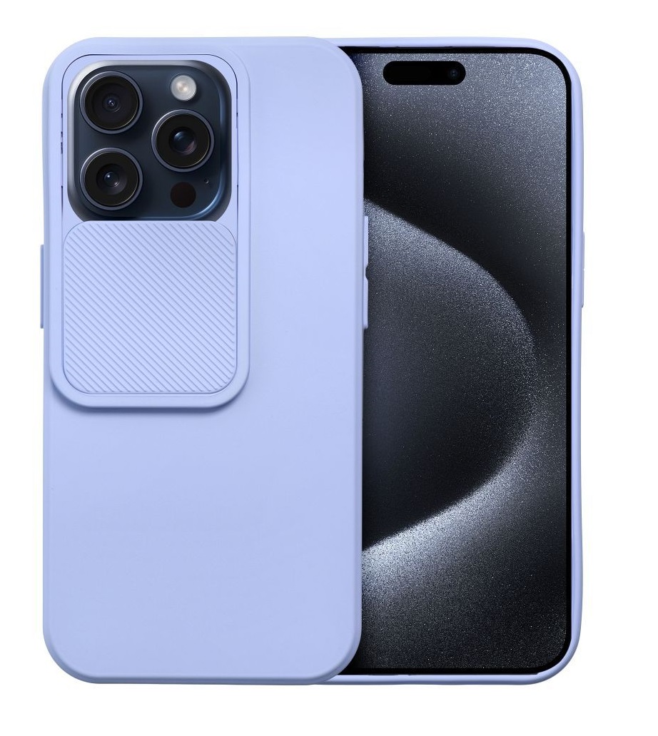 Zadní kryt Lens na iPhone 15 Pro fialový