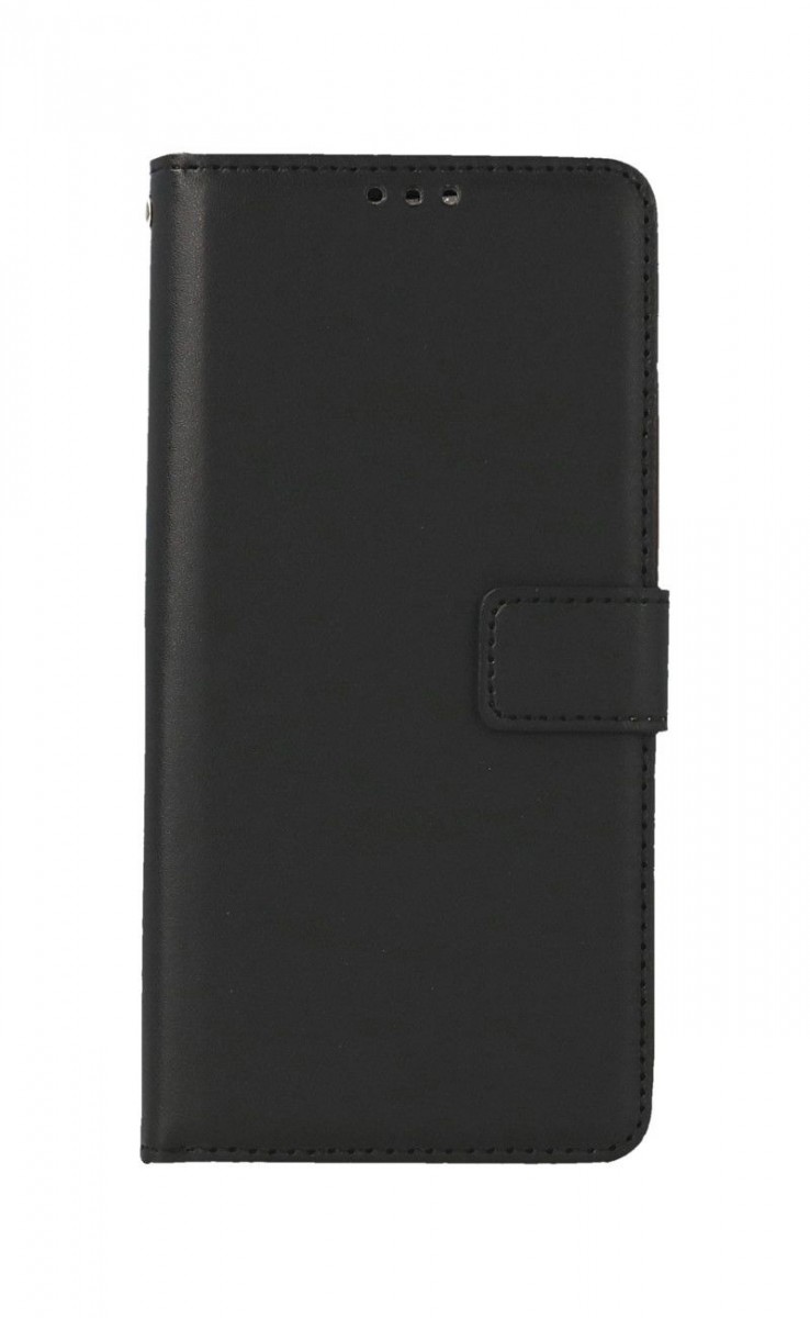 Pouzdro TopQ Xiaomi Redmi 10 5G knížkové černé s přezkou 2 89606 (kryt neboli obal na mobil Xiaomi Redmi 10 5G)