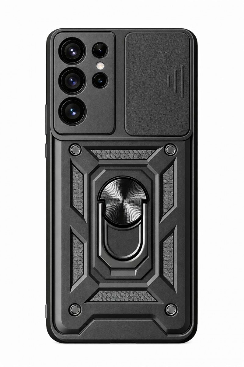 Levně Ultra odolný zadní kryt Armor Lens pro Samsung Galaxy S26 Ultra černý