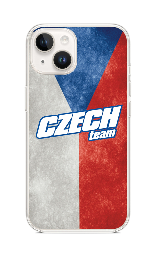 Levně Kryt TopQ iPhone 15 Czech Team 99711 (pouzdro neboli obal na mobil iPhone 15)