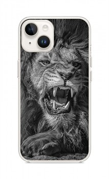 Zadní kryt na iPhone 14 Černobílý lev