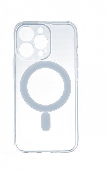 Zadní pevný kryt na iPhone 15 Pro Max s MagSafe průhledný