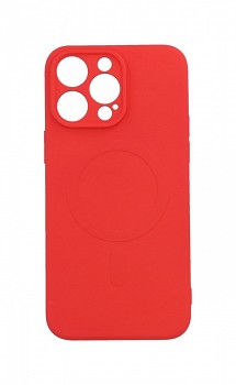 Zadní kryt na iPhone 15 Pro Max s MagSafe červený