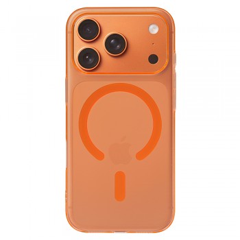 Zadní kryt Transparent Slim Magsafe pro iPhone 17 Pro cosmic orange