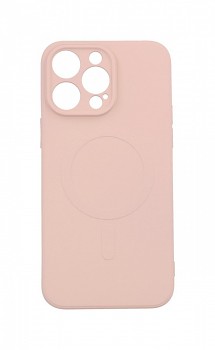 Zadní kryt na iPhone 15 Pro Max s MagSafe světle růžový