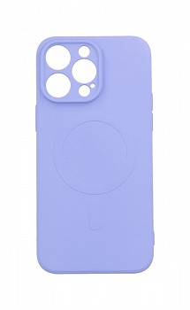Zadní kryt na iPhone 15 Pro Max s MagSafe světle fialový