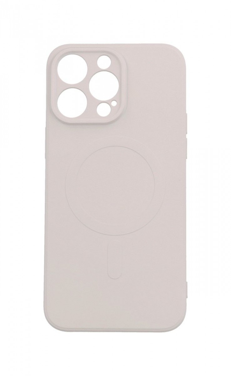 Levně Kryt TopQ iPhone 15 Pro Max s MagSafe béžový 99949 (pouzdro neboli obal na mobil iPhone 15 Pro Max)