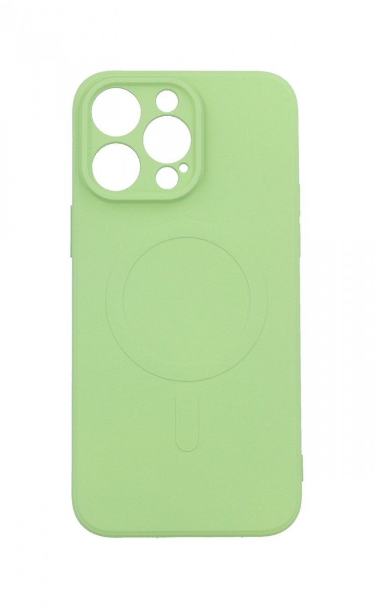 Levně Kryt TopQ iPhone 15 Pro s MagSafe zelený 99955 (pouzdro neboli obal na mobil iPhone 15 Pro)