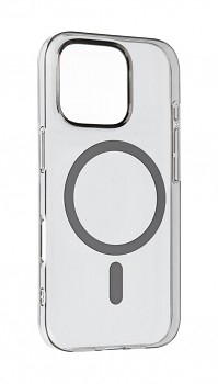 Zadní kryt Transparent Slim Magsafe pro iPhone 15 graphite