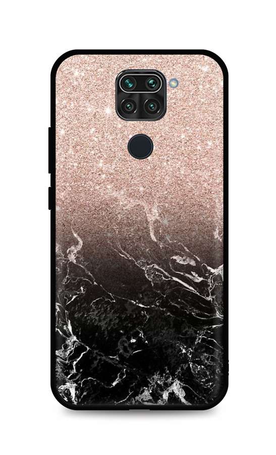 Zadní pevný kryt LUXURY na Xiaomi Redmi Note 9 Sparkling Marble
