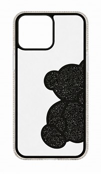 Zadní kryt Teddy Bear pro iPhone 16 Pro černý