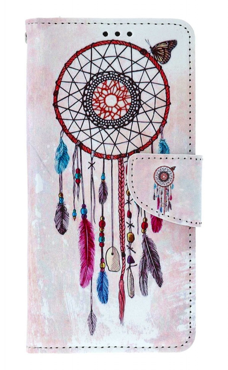 Levně Pouzdro TopQ Xiaomi Redmi Note 13 knížkové Dreamcatcher 129994 (obal neboli kryt na mobil Xiaomi Redmi Note 13)