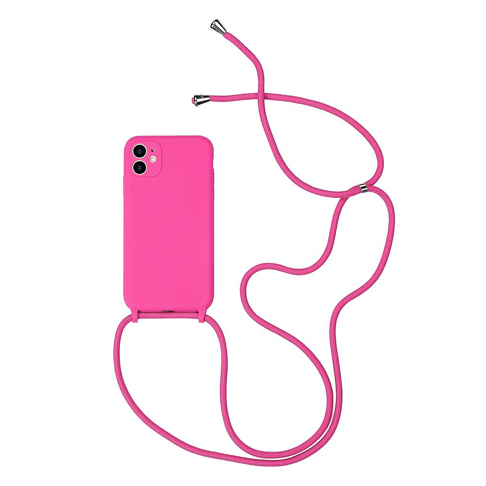 Silikonové pouzdro STRAP pro Iphone 11 Pro Pink