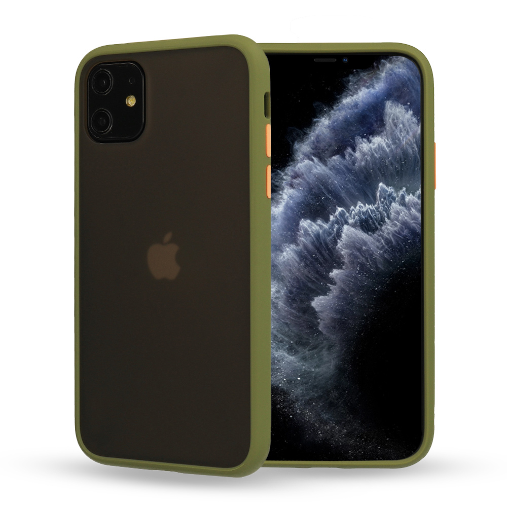 Zadní Kryt Vennus Bumper pro Samsung Galaxy S21 Plus Olive