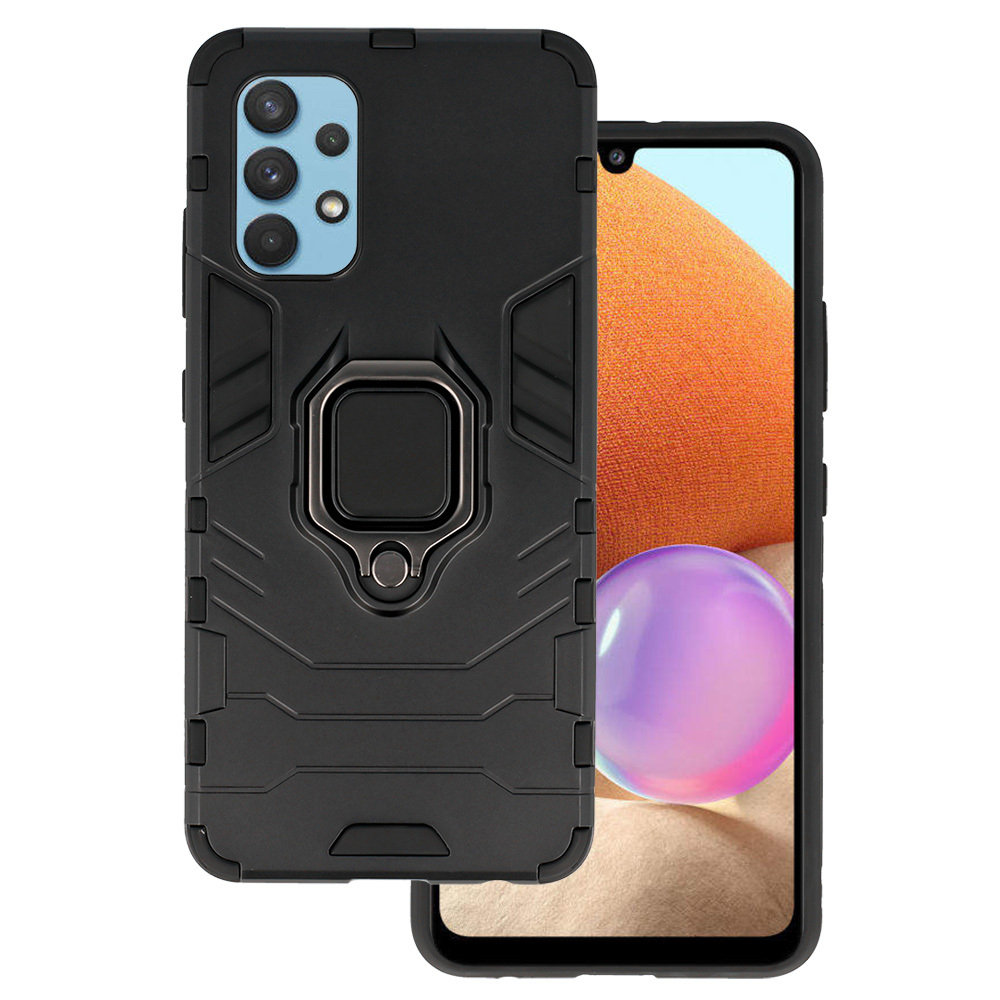 Zadní kryt Ring Armor na Samsung Galaxy A32 4G černý