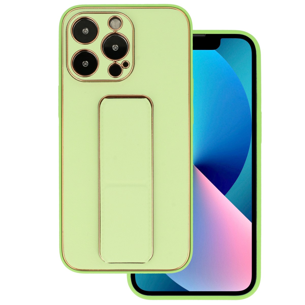 Kožený kryt Tel Protect se stojánkem pro Iphone 11 Pro Mint