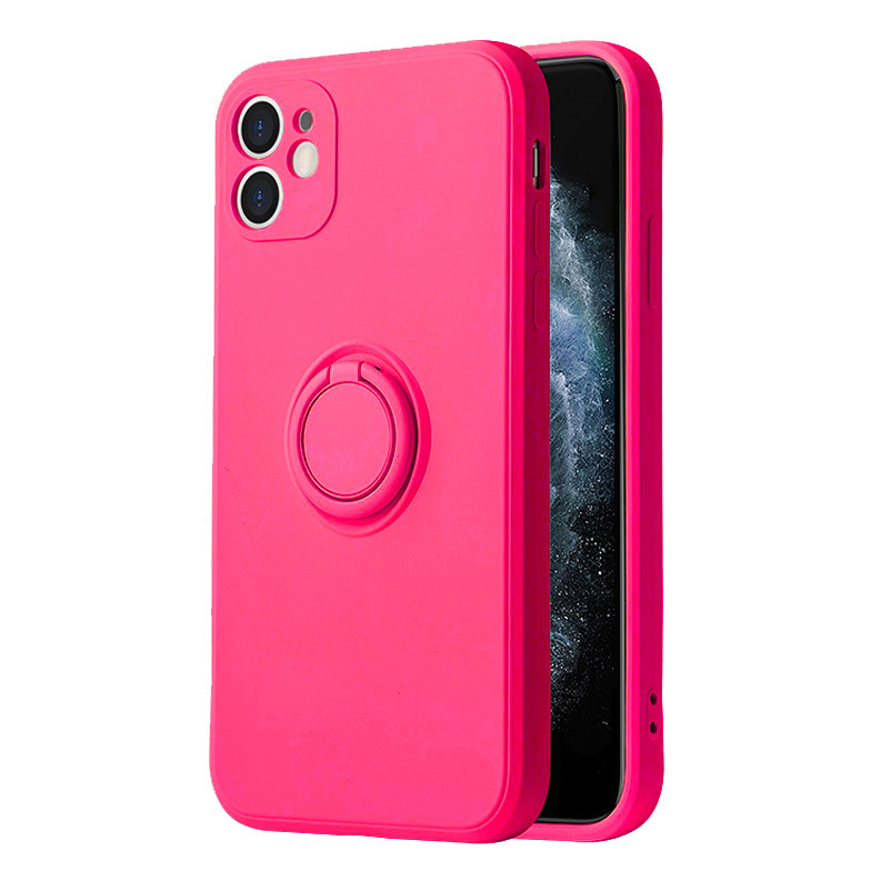 Kryt Vennus s prstýnkem pro Iphone 14 Plus růžový
