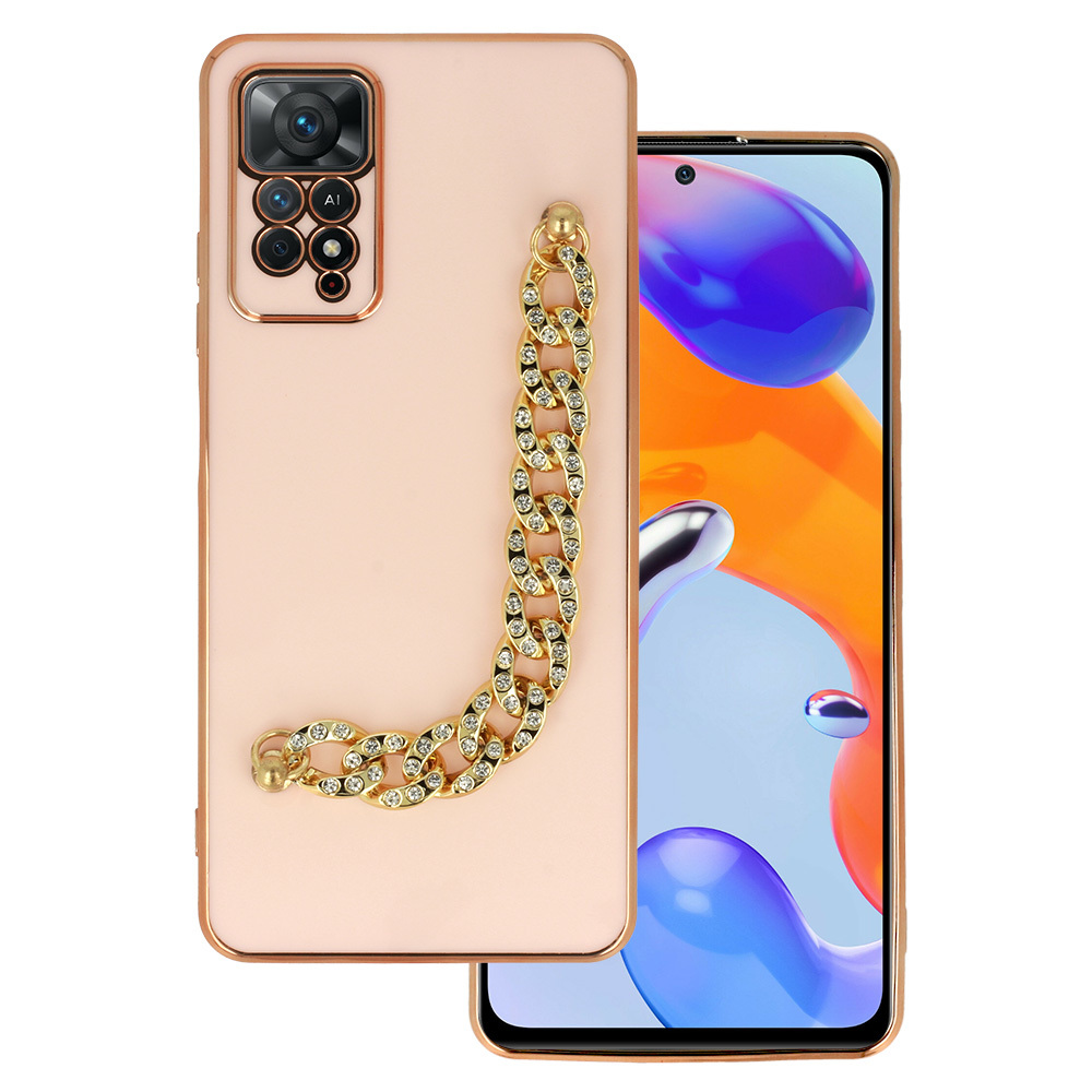 Trendové pouzdro pro Xiaomi Redmi Note 11 Pro/Note 11 Pro 5G design 4 light pink