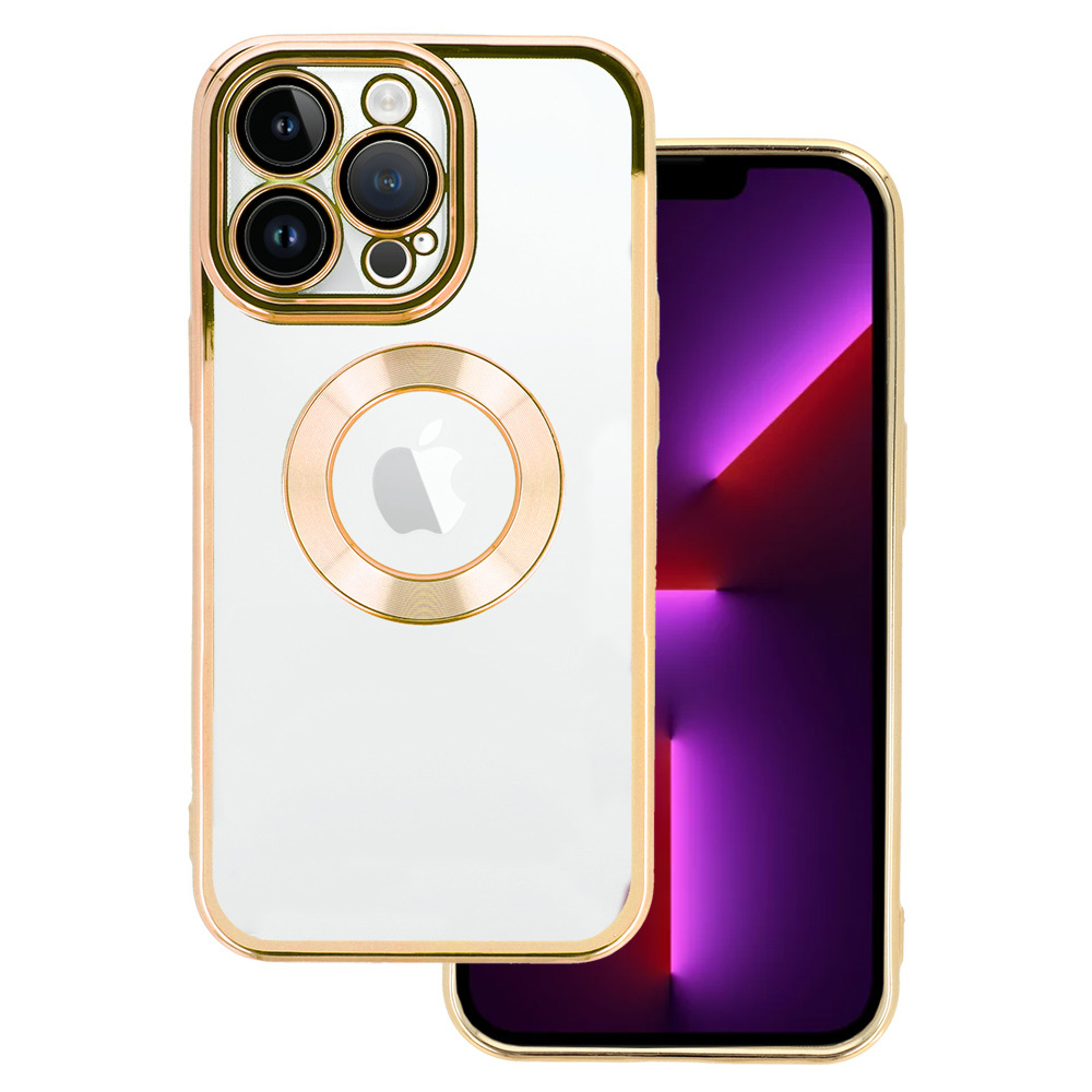 Zadní kryt Beauty Clear pro Iphone 12 Pro Max zlatý