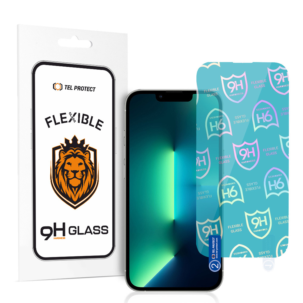 Tel Protect Best Flexible Hybrid Glass pro IPHONE 13 - 13 PRO - 14 - 16e