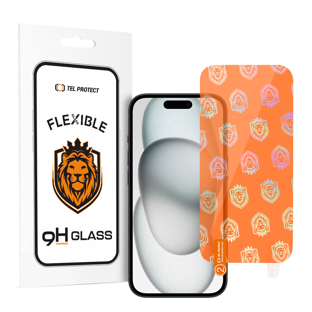 Tel Protect Best Flexible Hybrid Glass pro IPHONE 15 - 15 PRO