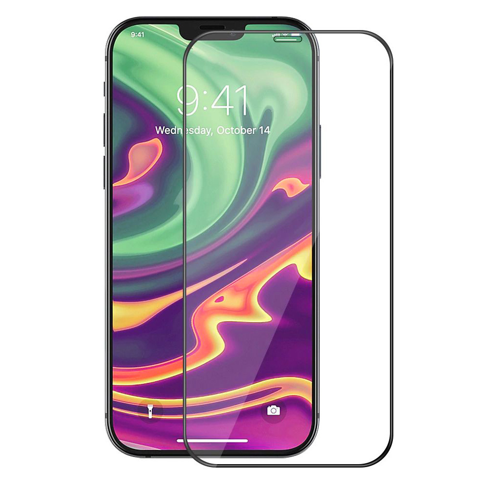 Fólie na displej HARD CERAMIC pro iPhone 13 - 13 Pro - 16e černá