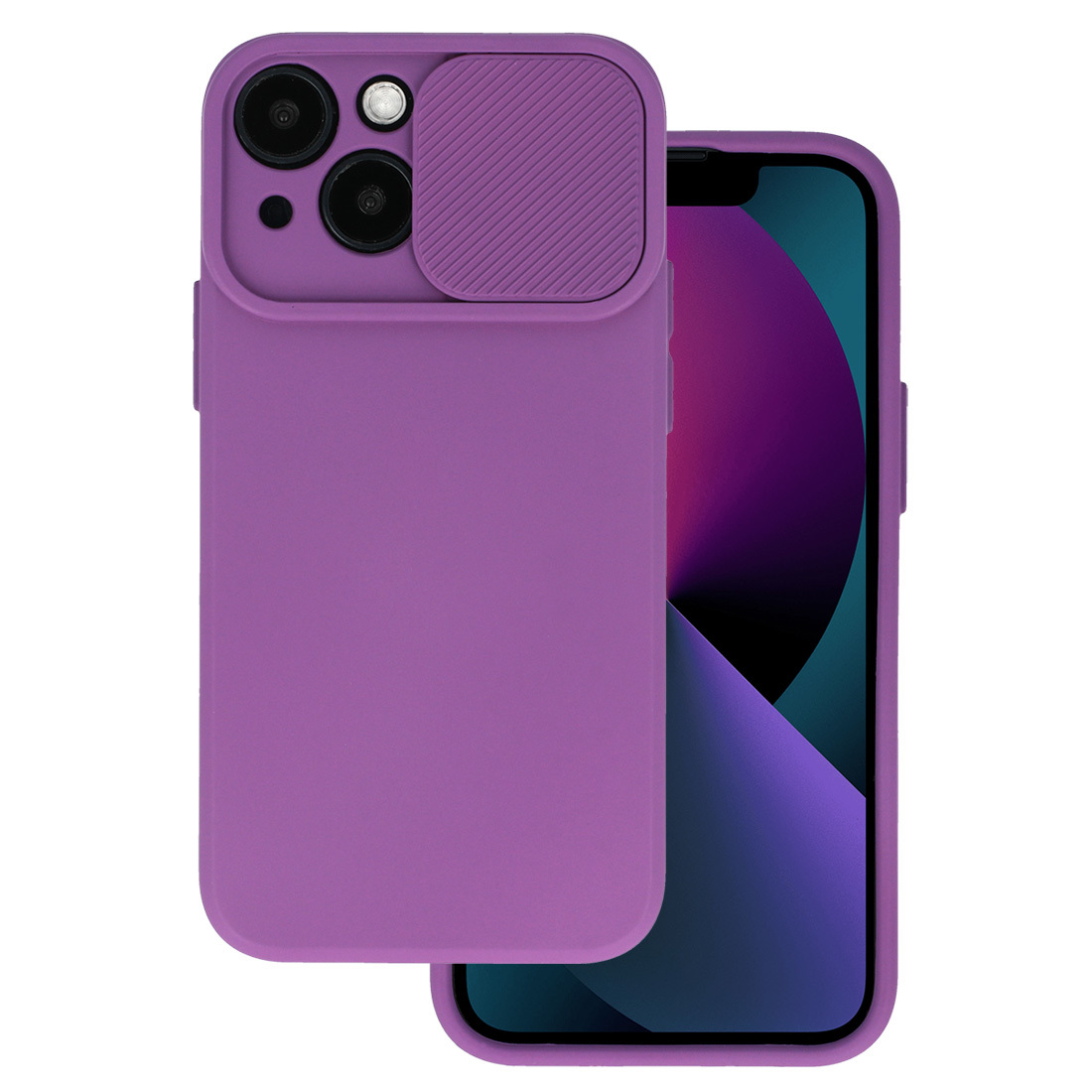 Zadní kryt Camshield Soft pro Iphone 15 Purple