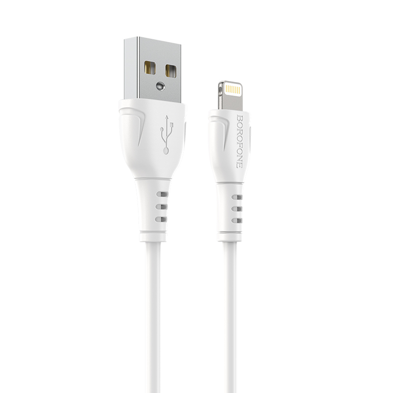 Kabel Borofone BX51 Triumph - USB na Lightning - 2,4A 1 metr bílý