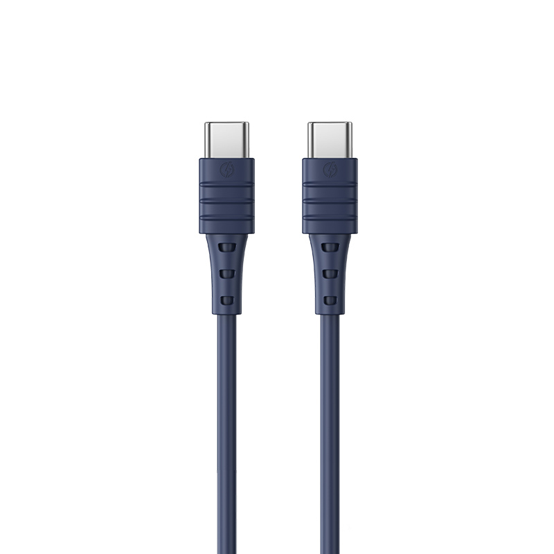 REMAX Kabel Zeron RC-068 - Typ C na typ C - 65W 1 metr modrý