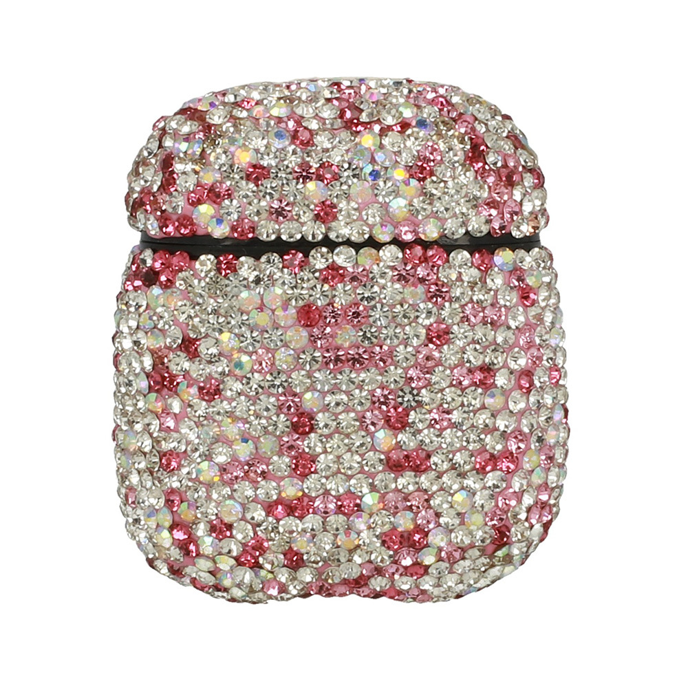 Diamantové pouzdro pro Airpods - růžové