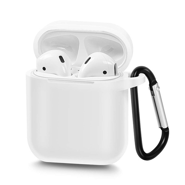 Silikonové pouzdro pro Airpods Type 1 - bílé
